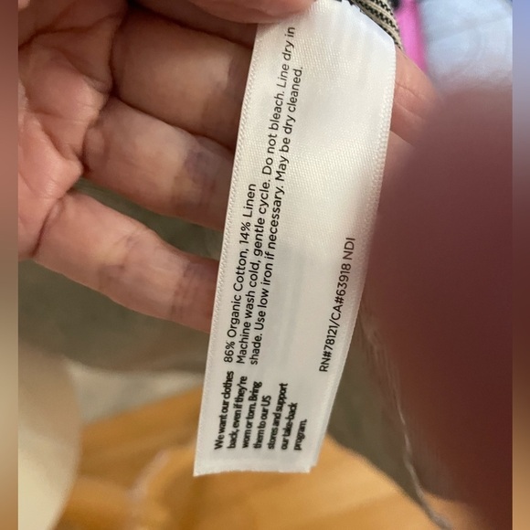 EILEEN FISHER Organic Cotton & Linen Jacket Size PS - Picture 4 of 5